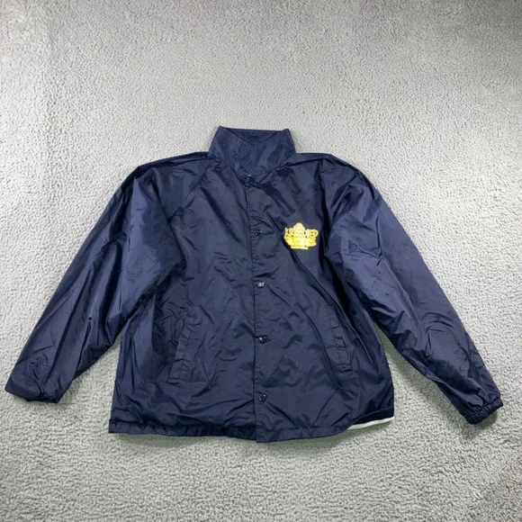 Krooked Skateboarding Jacket Men Large Arketype Coach‎ Windbreaker Nylon Logo - Picture 2 of 12